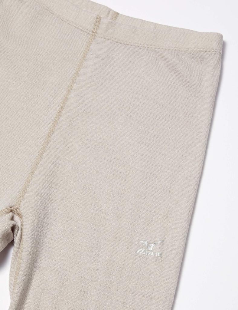 Mizuno Breath Thermo Midweight Size M Outdoor Wear Tights, Women's, Beige, (A2JB5709),