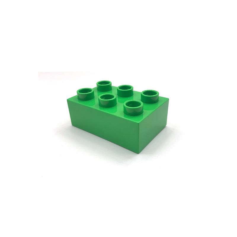 Mattoncino Base 2x3 10 pezzi Fai da Te Classico Educazione Blocchi da Costruzione Compatibili Con Duplo Mattoncini Grandi Giocattoli Per Bambini