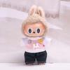 Cute Mini Plush Doll'S Bib Pants 17cm Labubu I II Idol Dolls Sitting Party Clothing Outfit Accessories For Korea Kpop Exo