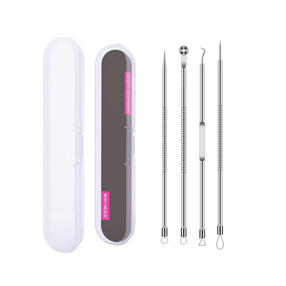 

Набор из 6 ультраточных пинцетов для удаления прыщей - профессиональный инструмент для удаления прыщей и черных точек - для эффективного ухода за лицом и очищения кожи