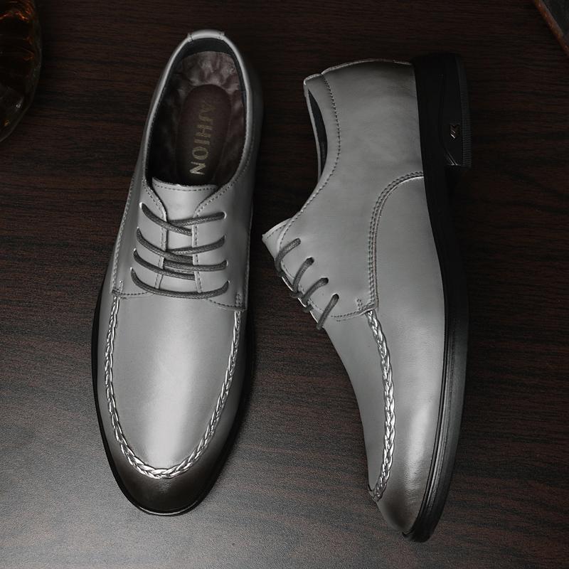 Fashion 2024 Spring Autumn New Men's Commuting Work Shoes High End Business Dress Shoes Men's Wedding Pointed Shoes Free Delivery