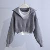 Women's Fashion Sweater With Collar And Pullover Neckline