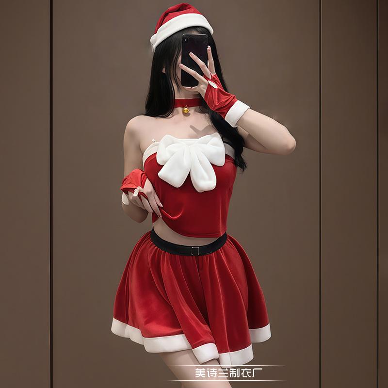 Christmas costumes female cos costumes New Year's robes Sweet Internet celebrity Halloween costumes