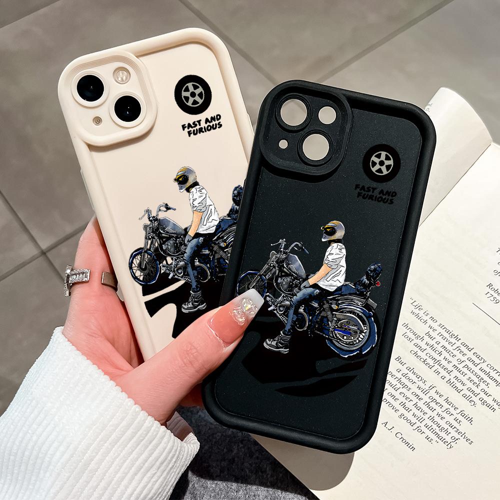 Soft Silicone Phone Casing Full Cover Camera Shockproof Protection Case for Samsung Xiaomi Redmi Poco