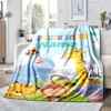 Custom Name Animals Theme Printed Blanket - Perfect for Couch, Bed, Travel & Outdoor Use | Machine Washable, Cozy & Durable.