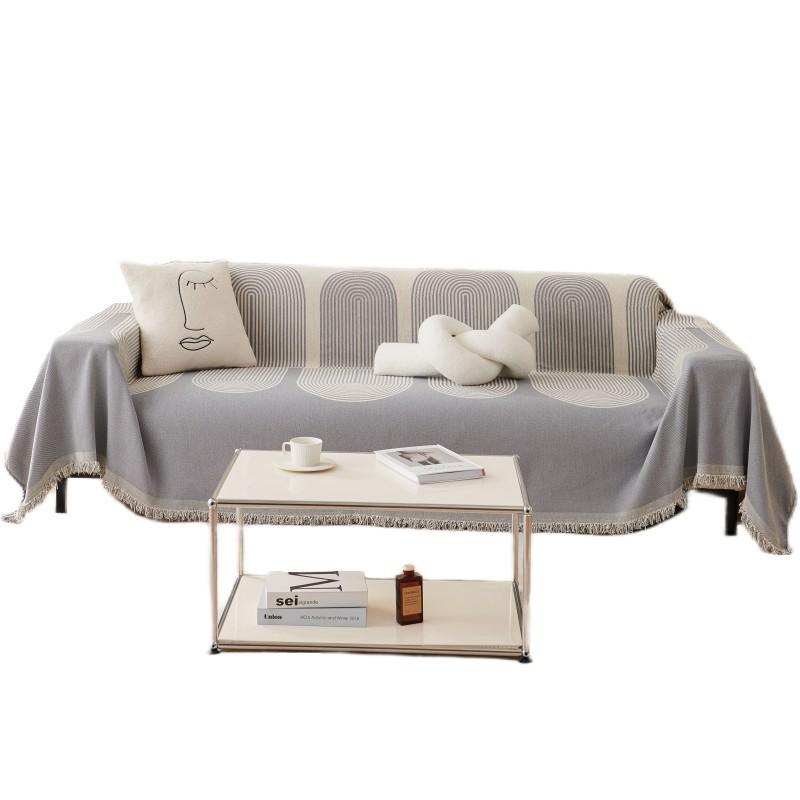 Soft Waxy Chenille Sofa Towel Multi-purpose Dual-purpose Anti-wrinkle and Anti-slip Cat Scratch Skin-friendly Sofa Cover Towel