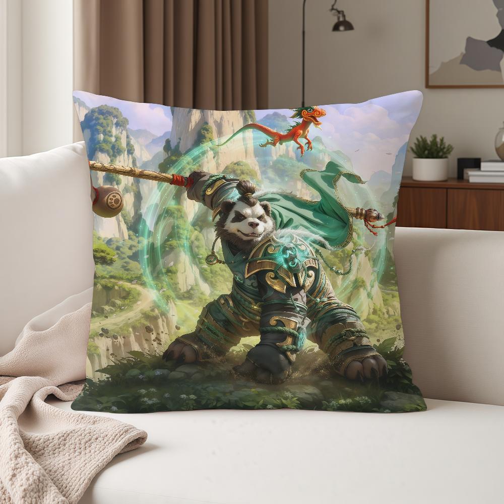 Game Wworld Of Wwarcraft Pillow Case Suitable For Bedrooms Living Rooms Cars Home Decoration