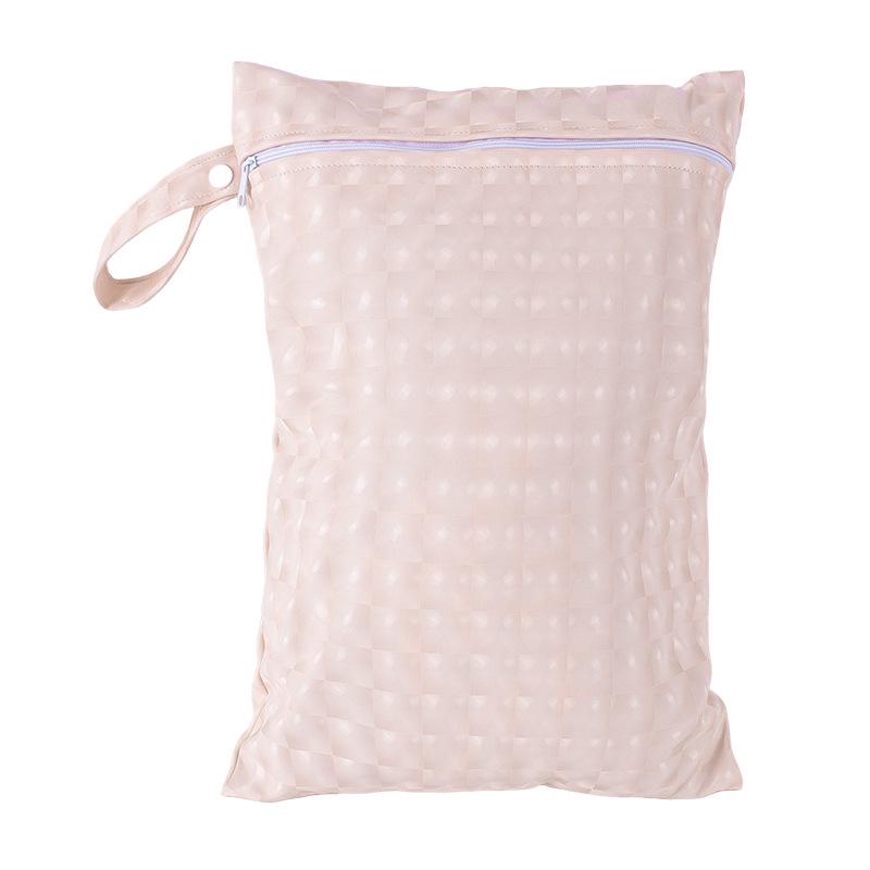 Recycled PU Travel Storage Bag with Separate Compartment for Clothing & Toiletries