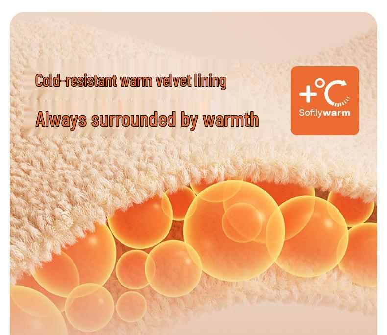 Antibacterial Far-Infrared Fleece-Lined Baby and Toddler Pants - Diaper Cover for Autumn/Winter