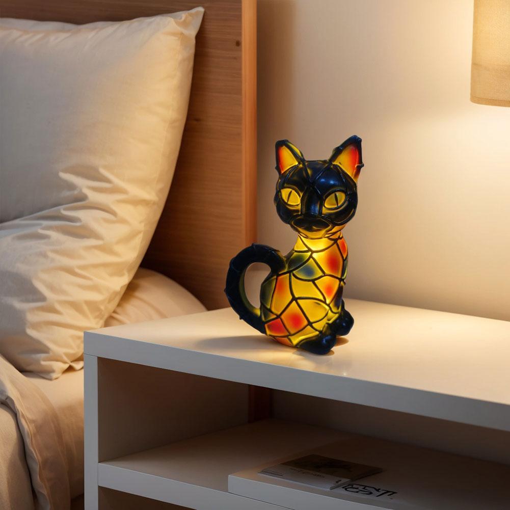 Animal Resin Table Lamp LED Desk Lamp Cute Nightstand Lamp for Living Room & Bedroom