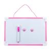 Magnetisches zweiseitiges Whiteboard Hängendes Memo Board, Abwischbares Kinder Zeichenbrett Set mit Stiften und Magneten,