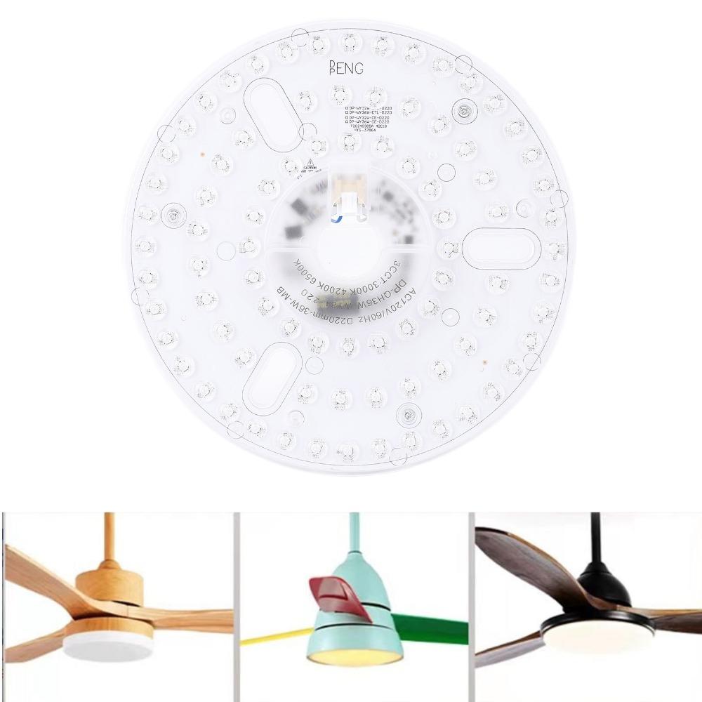 120V Ceiling Fan LED Light Replacement 36W LED Ceiling Fan Light Retrofit  For Living Rooms