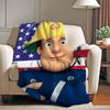 Cartoon Cute F Fireman Sam Blanket For Sofa Office Bed Plane Travel Sleep Read Relax Camping Soft And Warm