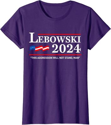 Lebowski 2024 Election Vote Funny Political Name Ladies' Crewneck T-Shirt Unisex T-Shirt