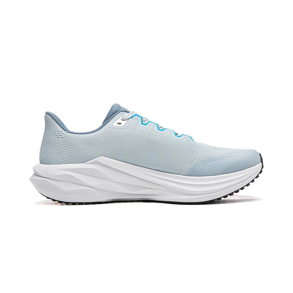 Li Ning Polyester Low top Running Shoes Men's Wild Gray Blue ARBV011-5