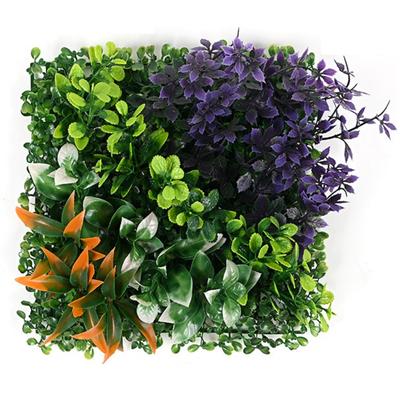 DIY Kunstpflanzen-Wandpaneel Ewige Blume Künstliche Eukalyptus-Teppich UV-Schutz Grüner Kunstrasenmatte