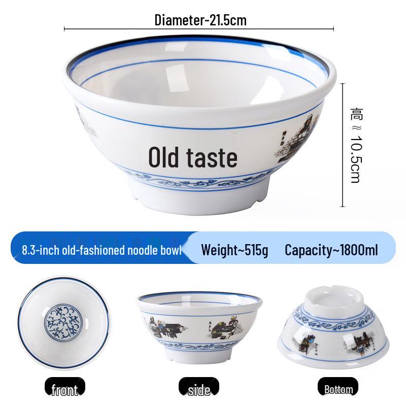 

Chinese Retro Melamine Noodle Bowl