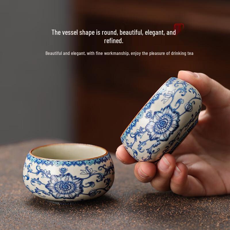 Bu Zhuo Dan Lihua Ceramic Master Personal Tea Cup