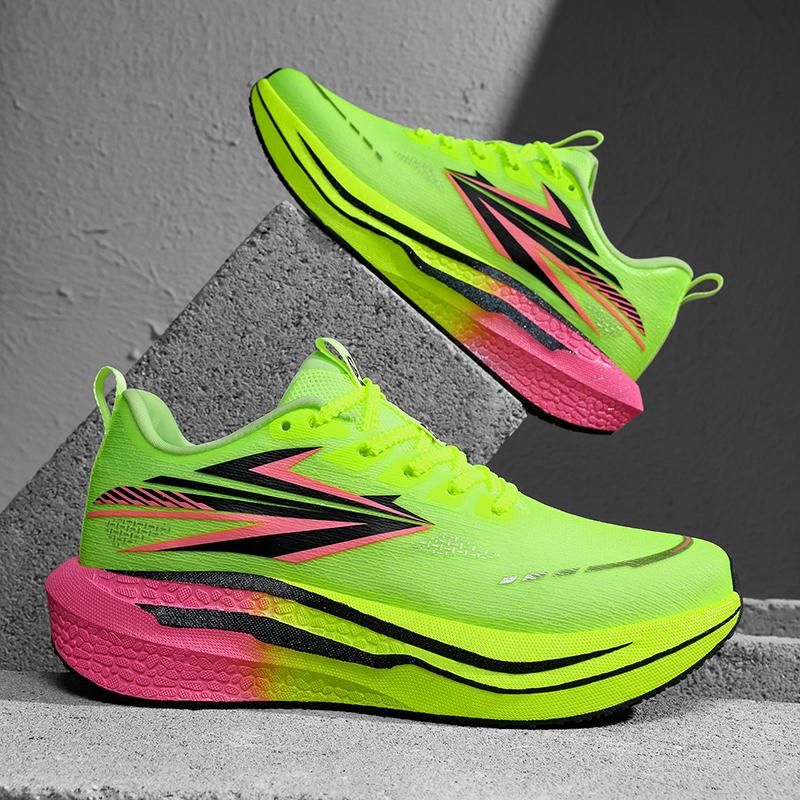 2026 Luftpolster Laufschuhe Sportschuhe Karbonplatte Marathon Herren Sport Atmungsaktiv Leicht Damen Rutschfeste Sneaker