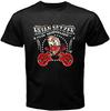 Brian Setzer The Nashvillains Rock Music T Shirt Black Graphic Unisex Tee Shirt