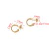 10pcs Stainless Steel Ear Wire Earring Hooks Connector for DIY Jewelry Making Accessories Crafts Dangle Hoop Earrings Components