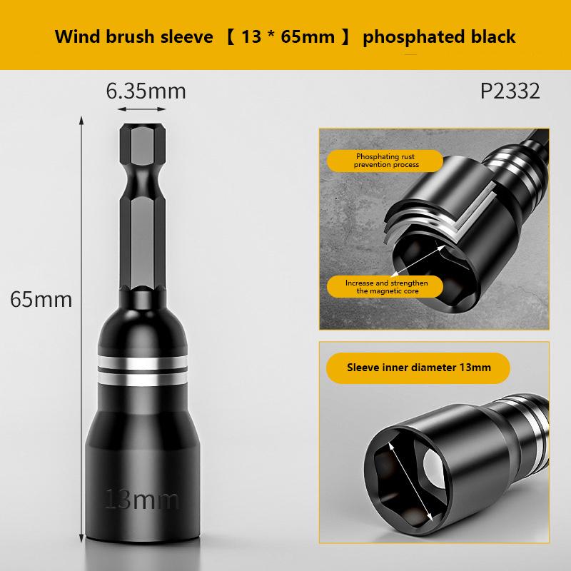 Steel Magnetic Nut Screwdriver Socket Bits For Power Drills Hex Shank Driver/Adapter Socket Wrench Tool Parts Accessories