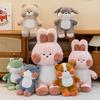 Rabbit Animal Dog Frog Cat Bear Dog Plush Toy Cartoon Stuffed Doll Decoration