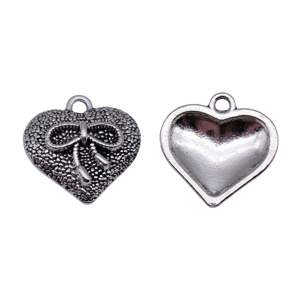 Pendants Bow With Crown Charms For Princess Themed Jewelry Making Alloy
