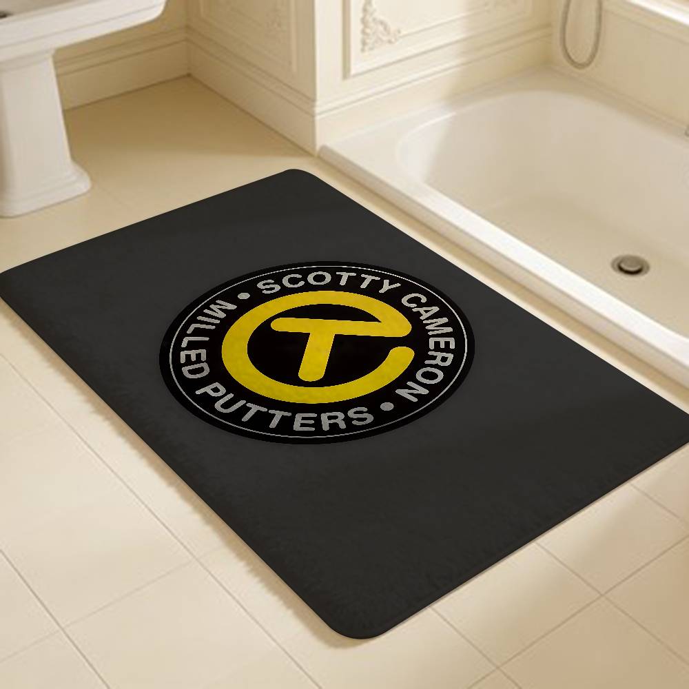 Alfombrillas de Suelo Retro Múltiples Opciones para Habitación de Golf S-SCOTTY C-CAMERON Alfombra para Sala de Estar Cocina Antideslizante Alfombra de Bienvenida