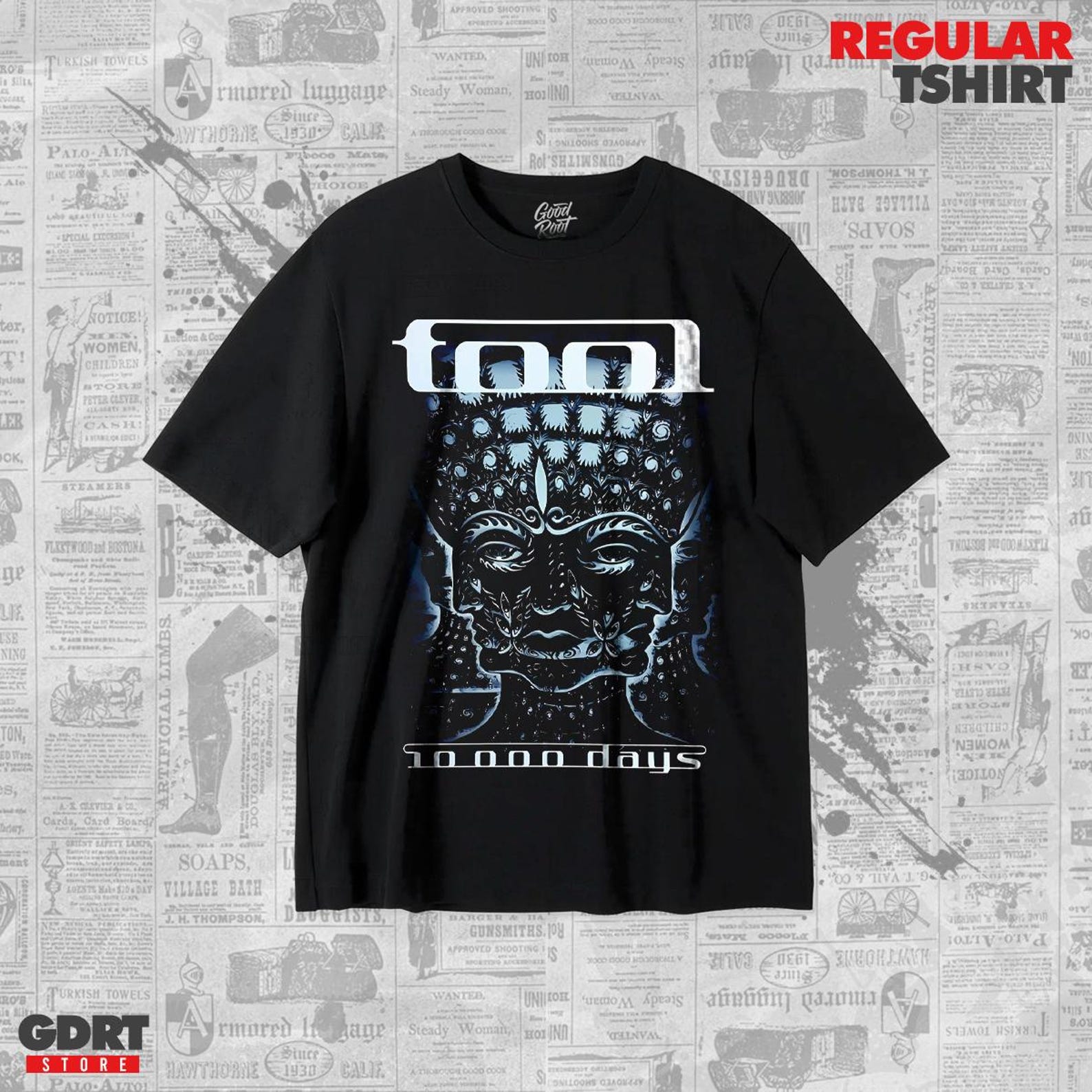 Tool Band T shirt - 10.000 Days - Unisex Heavy Shirt M