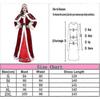 Plus Size Deluxe Velvet Adults Christmas Costume Cosplay Couple Santa Claus Clothes Fancy Dress Xmas Uniform Suit For Men Women M