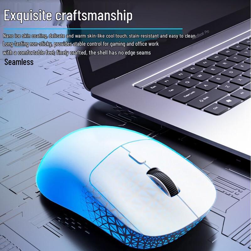 OLOEY Silent Triple Mode Bluetooth RGB Gaming Mouse