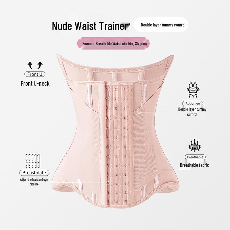 "Cintura Fitness Addominale Vita Sottile per Donne - Supporto Toracico a Forma di U"