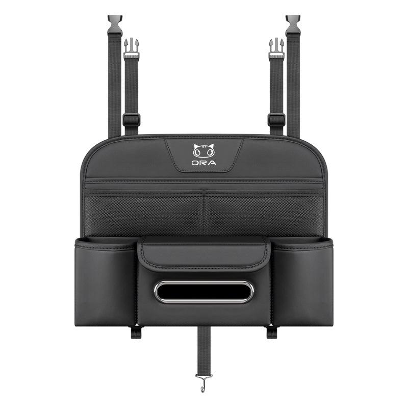 Lightning Cat Car Seat Organizer with Cup Holder for Ora Haomao Series: Ballet Cat, Black Cat, White Cat