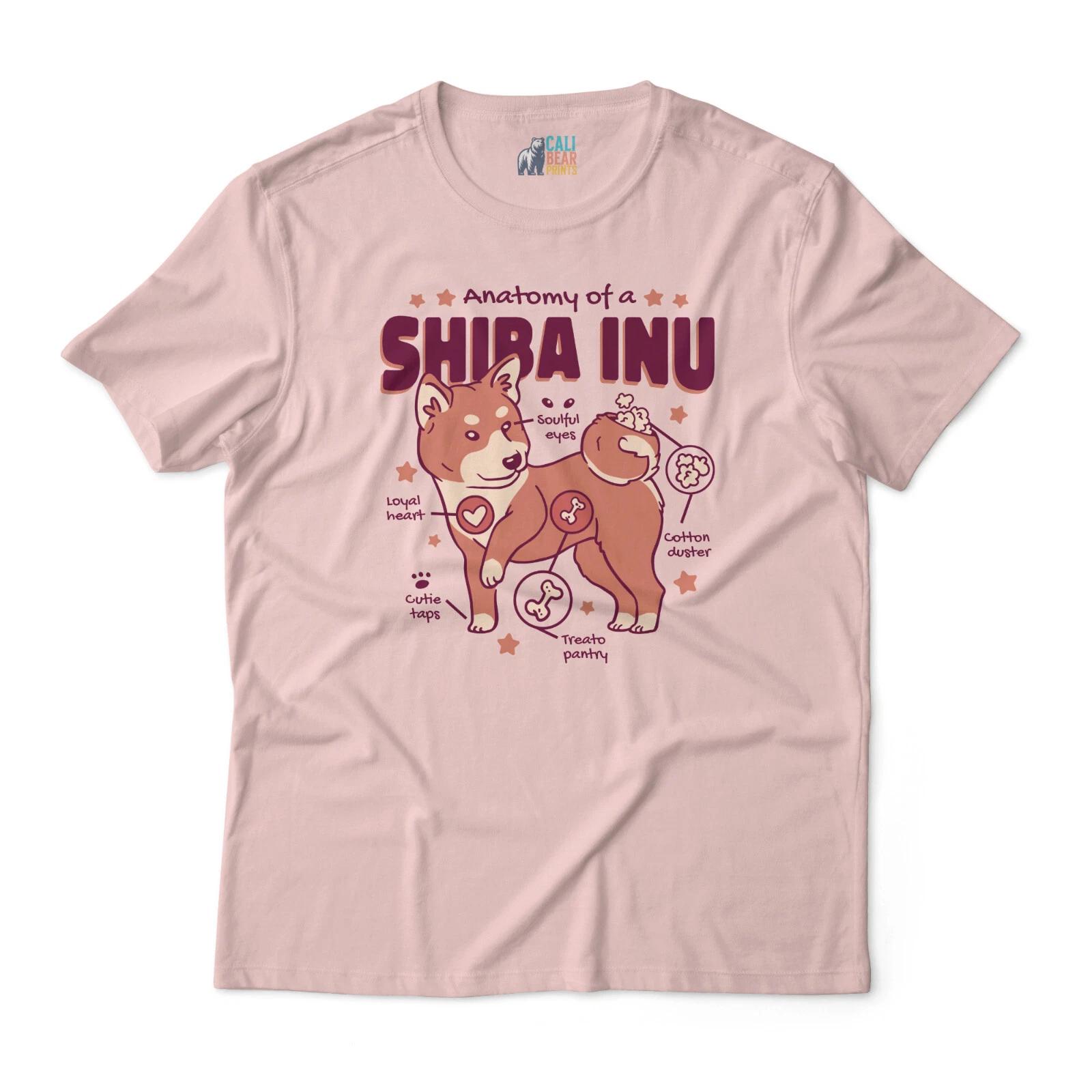 Anatomy of a Shiba Inu T shirt - Cute and Fun Dog Lover Design 4XL