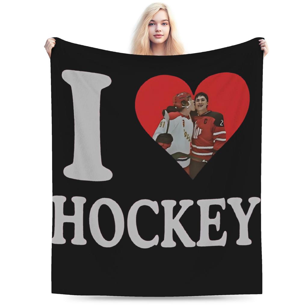 Warm Cozy Blanket Travel Office Ilya Shane Hockey Romance Heated Rivalry Throw Blanket Print Bedspread For Home Decor