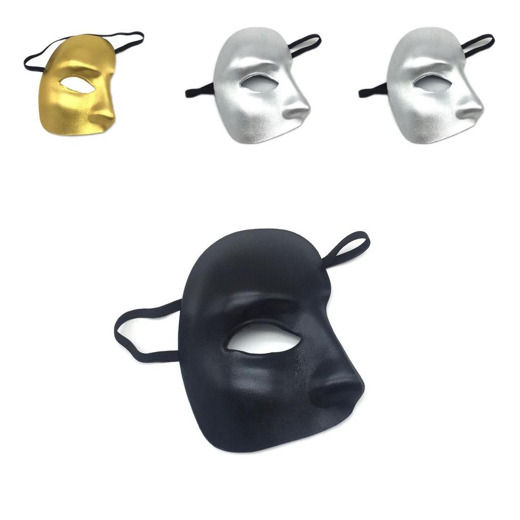 Christmas Party Mask Set With Gold Silver Black Colors For Adults And Kids