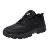 Chaussures d'automne et d'hiver cuir velours coton chaussures sport loisirs alpinisme à lacets chaudes confortables chaussures de protection du travail