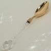 Crystal Coffee Spoon Dessert Scoop Vintage Style Scoops Decoration Gift Tableware Restaurant Kitchen Accessories