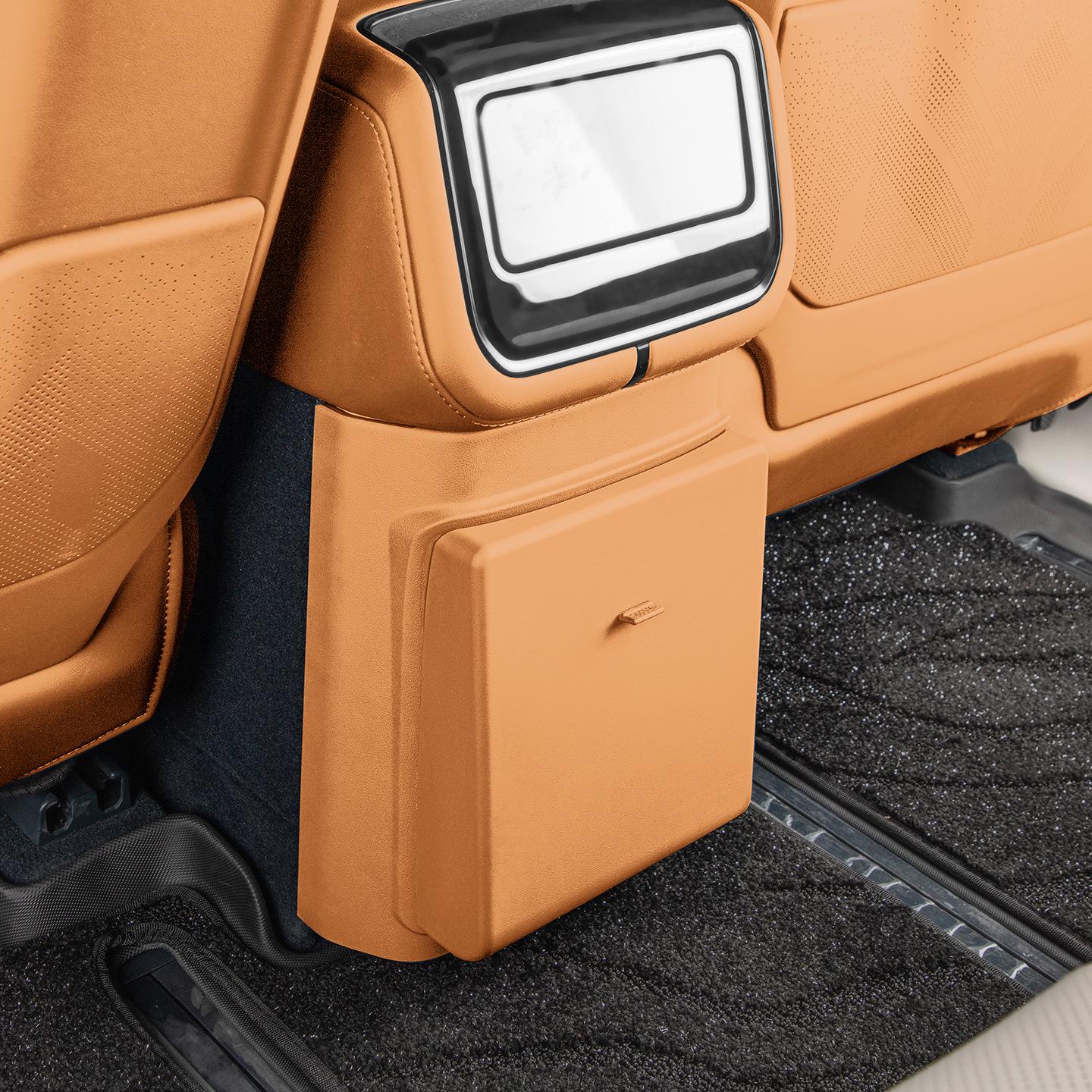 Zeekr 9X Car Refrigerator Slot Trash Can & Storage Box - Non-Destructive Installation