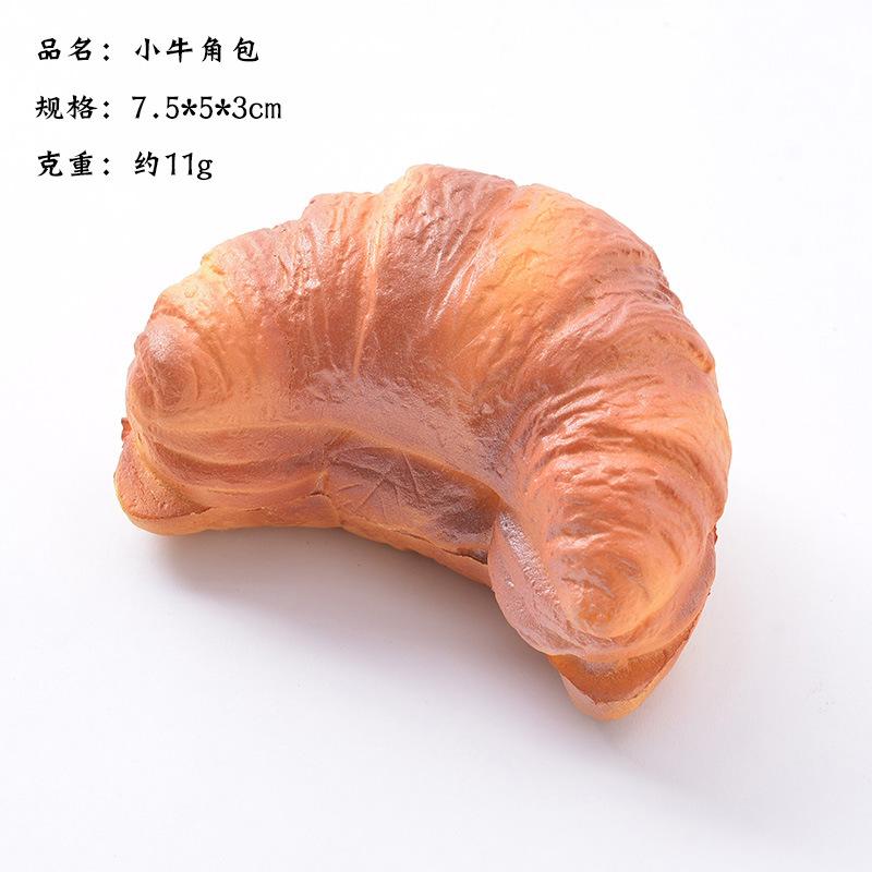 Pane Artificiale Sollievo dalla Pressione Impastare Sollievo dallo Stress giocattolo Cibo Finto Accessorio per Fotografia Modello per Vetrine e Armadietti fidget toy regali