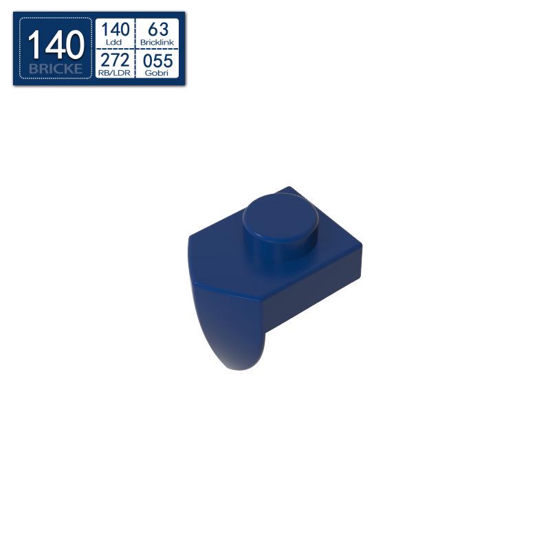BRICKE 1x1 Plate with Side Studs, Compatible with LEGO, Building Blocks Education Parts 50g (approx. 193pcs)