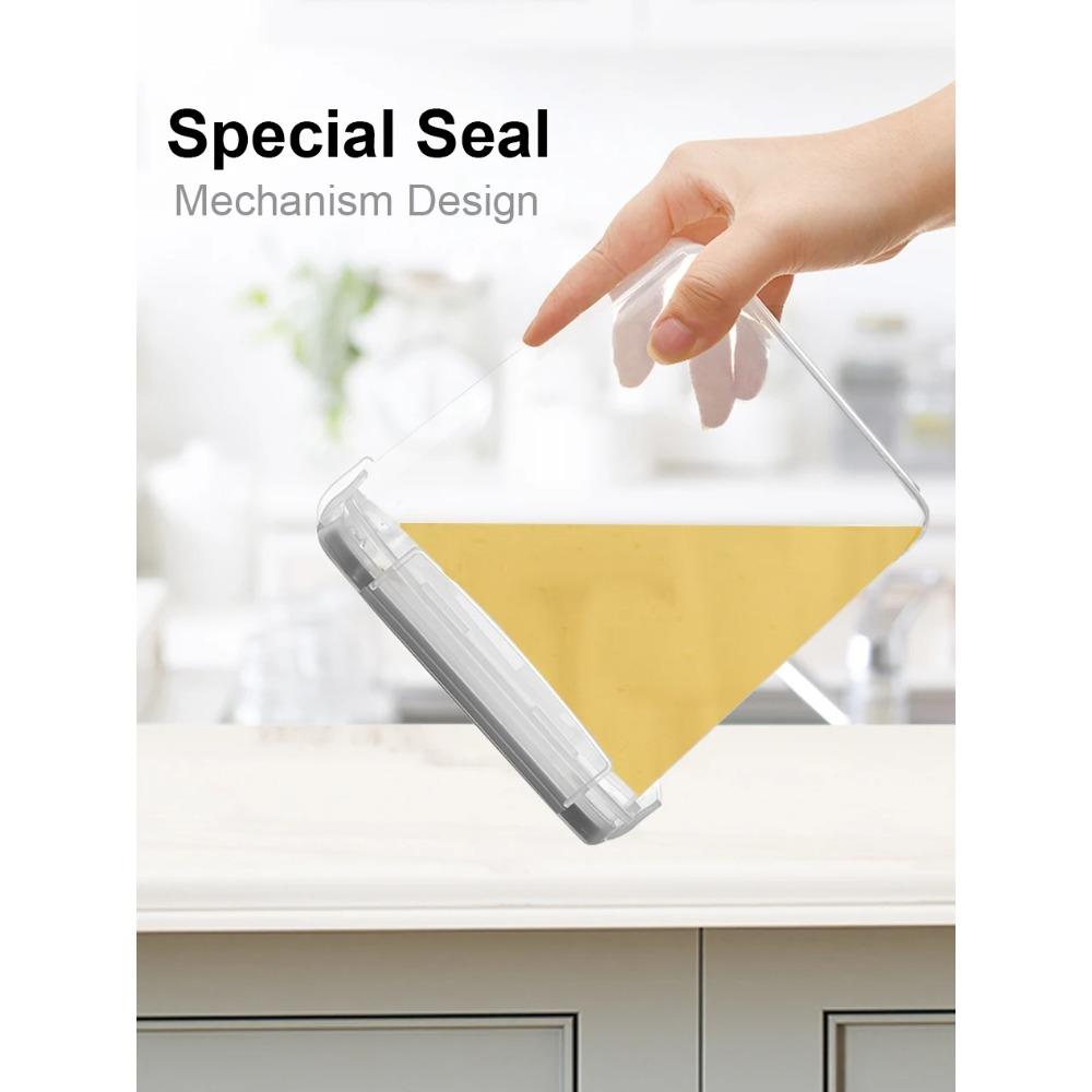 Contenitori Ermetici per Alimenti da 10 Pezzi Senza BPA con Coperchi - Organizer Multi-Formato per Dispensa per Alimenti Secchi/Snack/Frutta