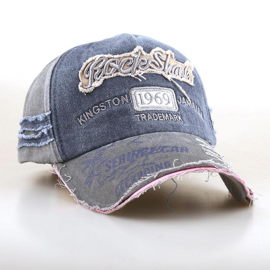 Street Casual - Casquette de Baseball Multi-Street Brodé Lettres et Chiffres Imprimés Trois Dimensions Color Block 1969 One Size gray