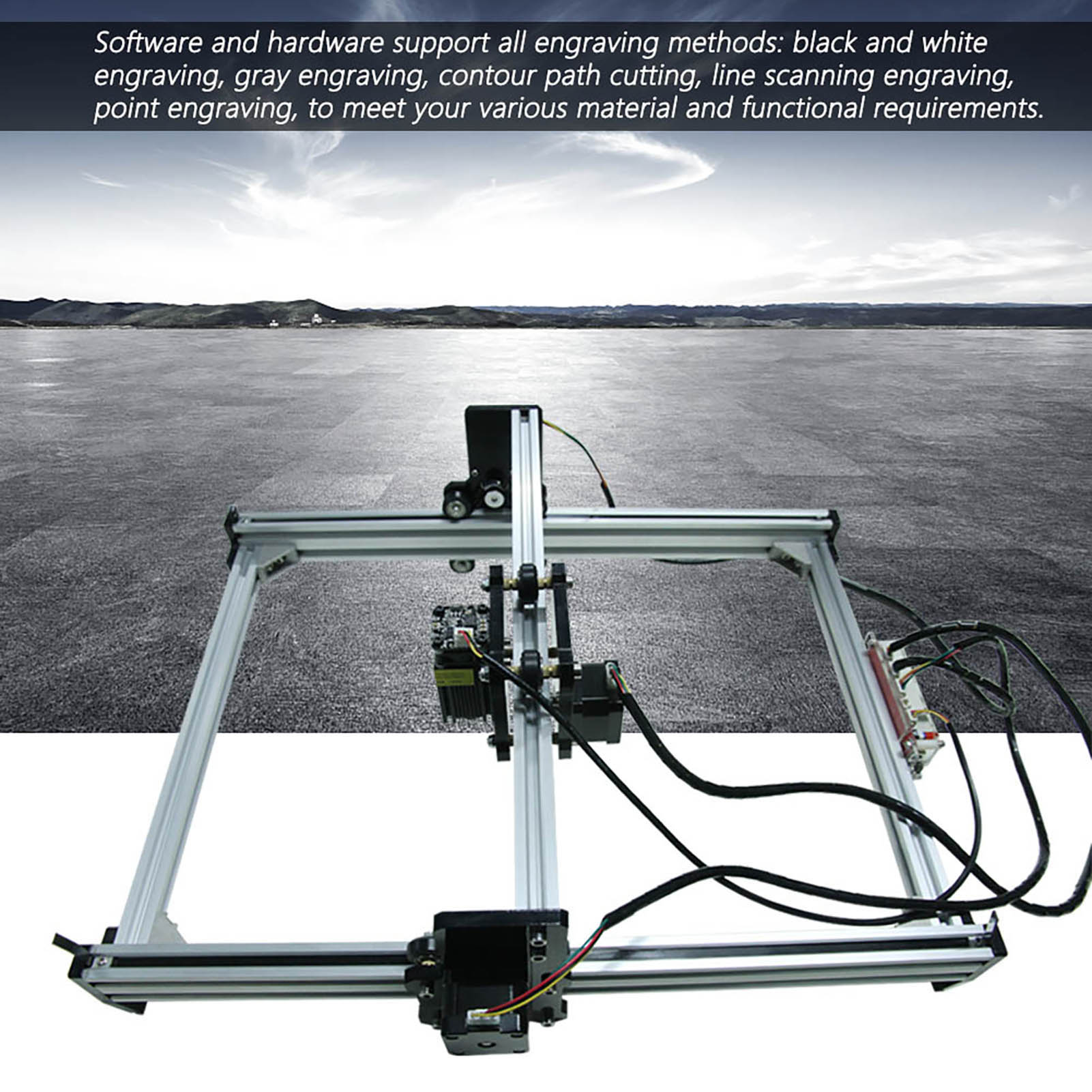 DIY Настольный лазерный гравировально-резательный станок Гравировщик Принтер Резак