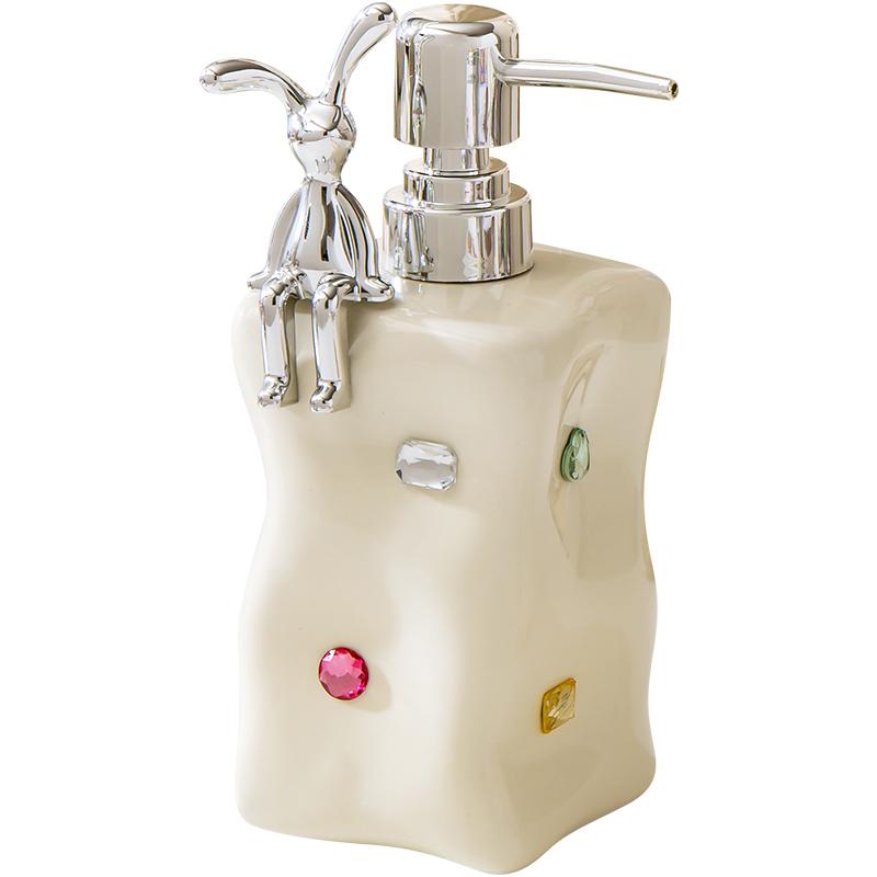 Creative Soap Dispenser Ceramic Hand Sanitizer Shower Gel Shampoo Separate Bottle Lotion Press Bottle Shampoo Dispenser