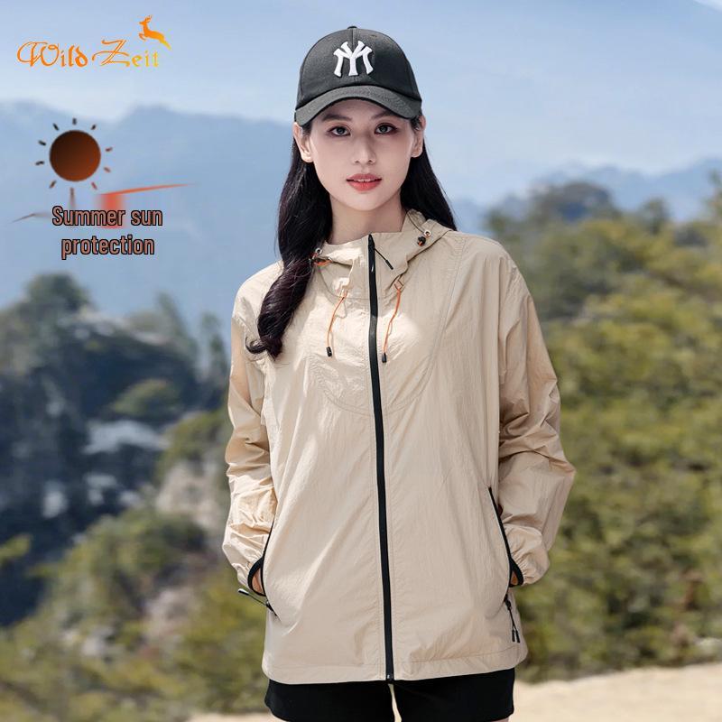 

WILDZEIT Unisex Lightweight Sun Protection Jacket 2025 - Breathable Summer Skin Coat XS