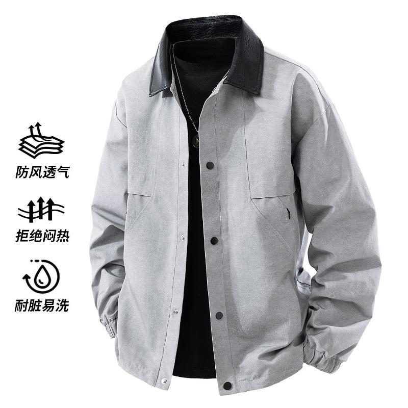 Men S Plus Size Casual Workwear Jacket Spring Autumn