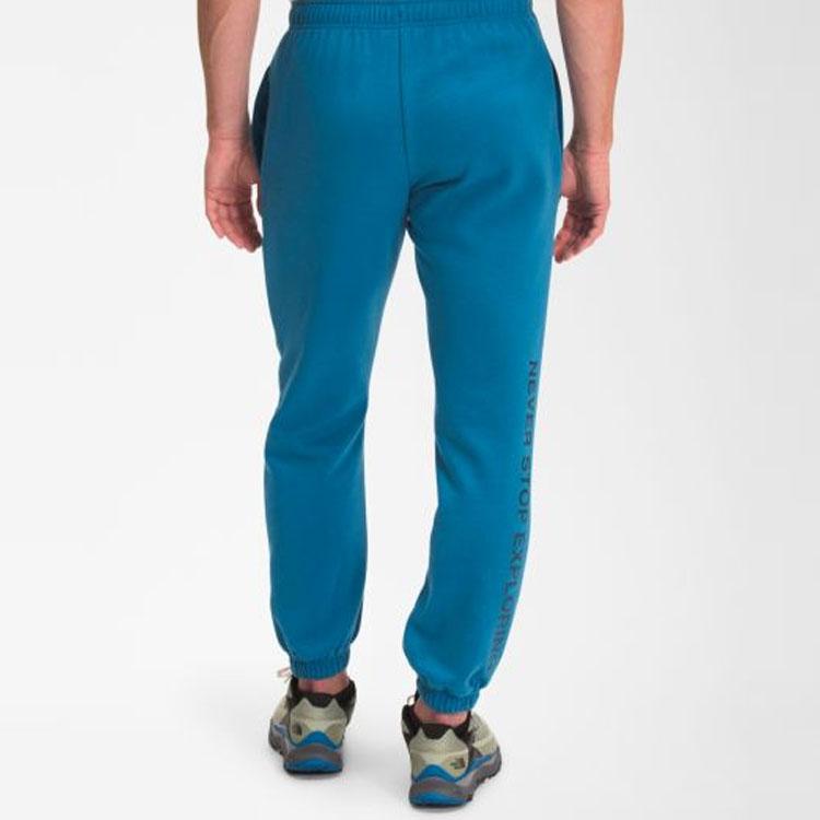 The North Face Knitted Sweatpants Men's Blue Moderate Cuffed Pants NF0A5A6S-M19