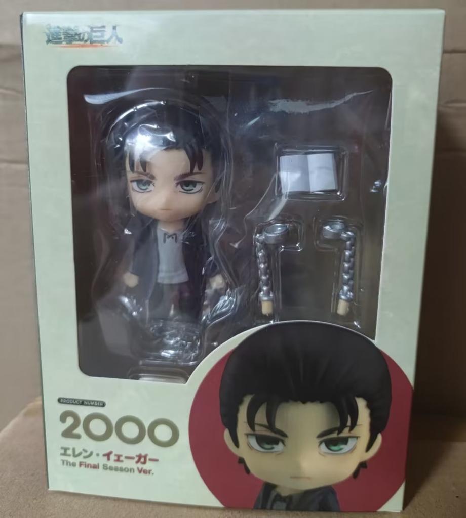 Attack on Titan Levi Ackerman Anime Modell #375 Eren Yeager Actionfigur Mikasa Ackerman Figur Samlarobjekt Modell Docka Leksaker
